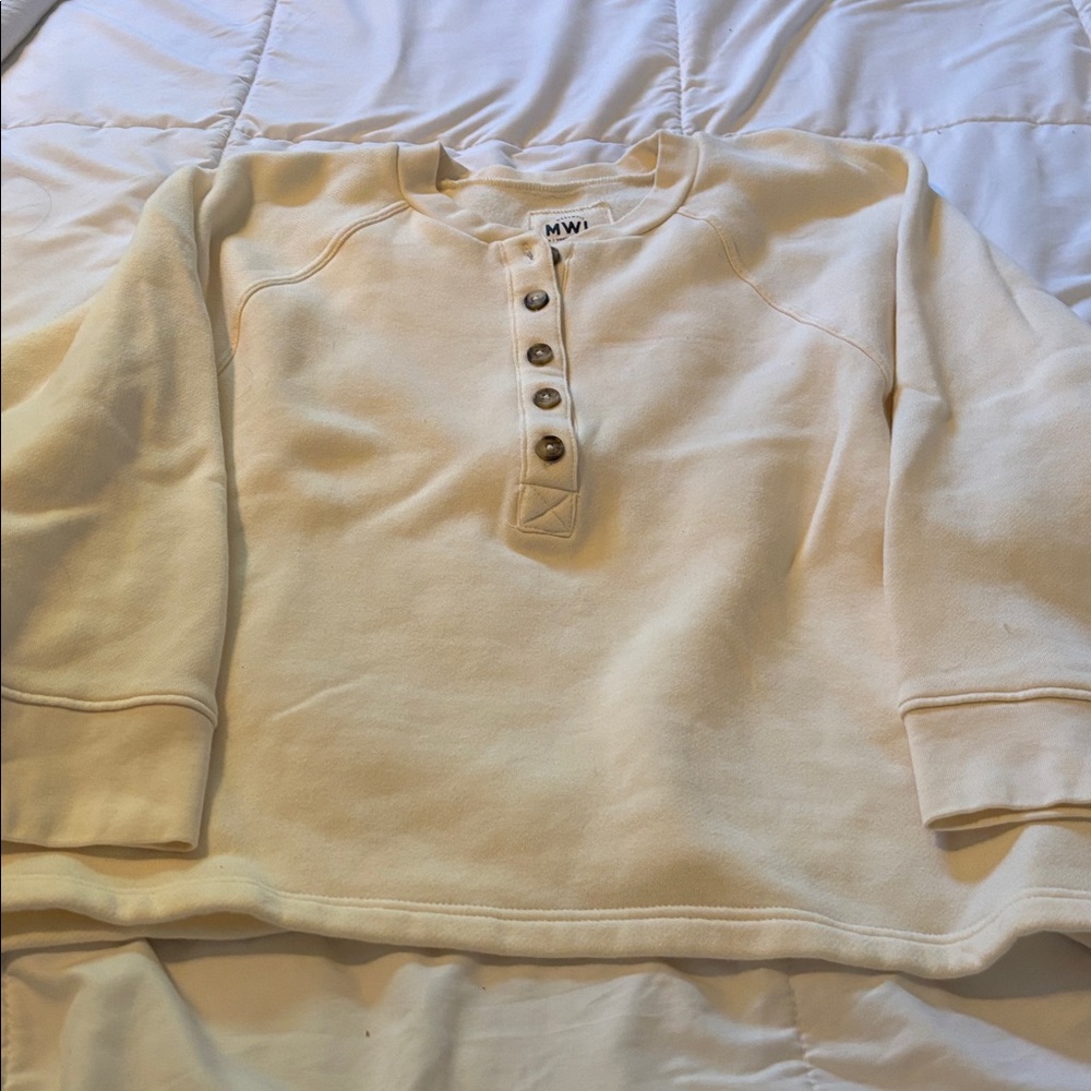 Madewell Henley Sweatshirt Women's Pullover